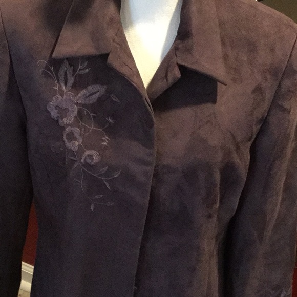 💥 Jones Wear~~Light Suede 3/4 Jacket~ Beautiful - Picture 3 of 8